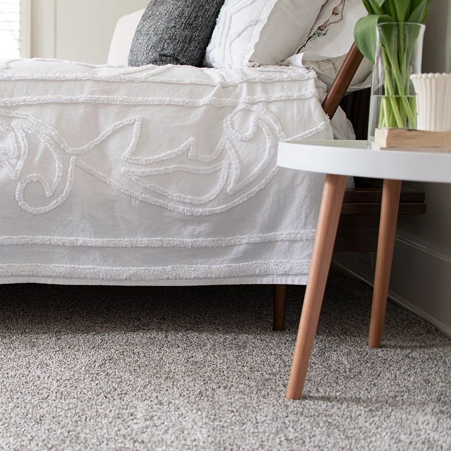 Bedroom with grey carpet - Carpet Wholesale Outlet in GA